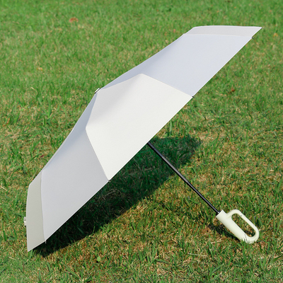 Grande manicotto a serratura rotonda Pongee con vinile Easy yo Hang Full Automatic Windproof UV Block Umbrella
