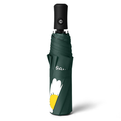 Vendita calda 3 Pieghevole Automatico Fiore Multi colore UV Blocco Windproof Fashion ombrello